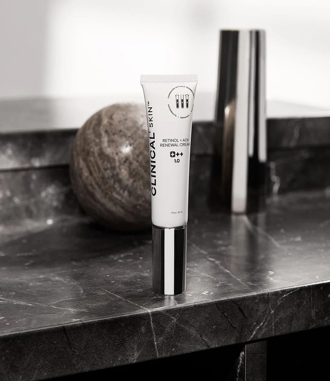 Clinical+ Skin Retinol+Aox Renewal Cream 30ml.Κρέμα Ρετινόλης με Αντιοξειδωτικά.