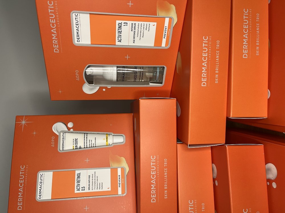 Dermaceutic Retinol 0.5 Glow Trio.
