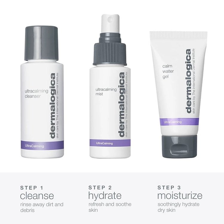 Dermalogica Sensitive Skin Rescue Kit.Καθημερινή φροντίδα για ευαίσθητα δέρματα.